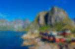 The little fishermen village with red houses of Hamnoy, in the Lofoten Islands, Norway.jpg