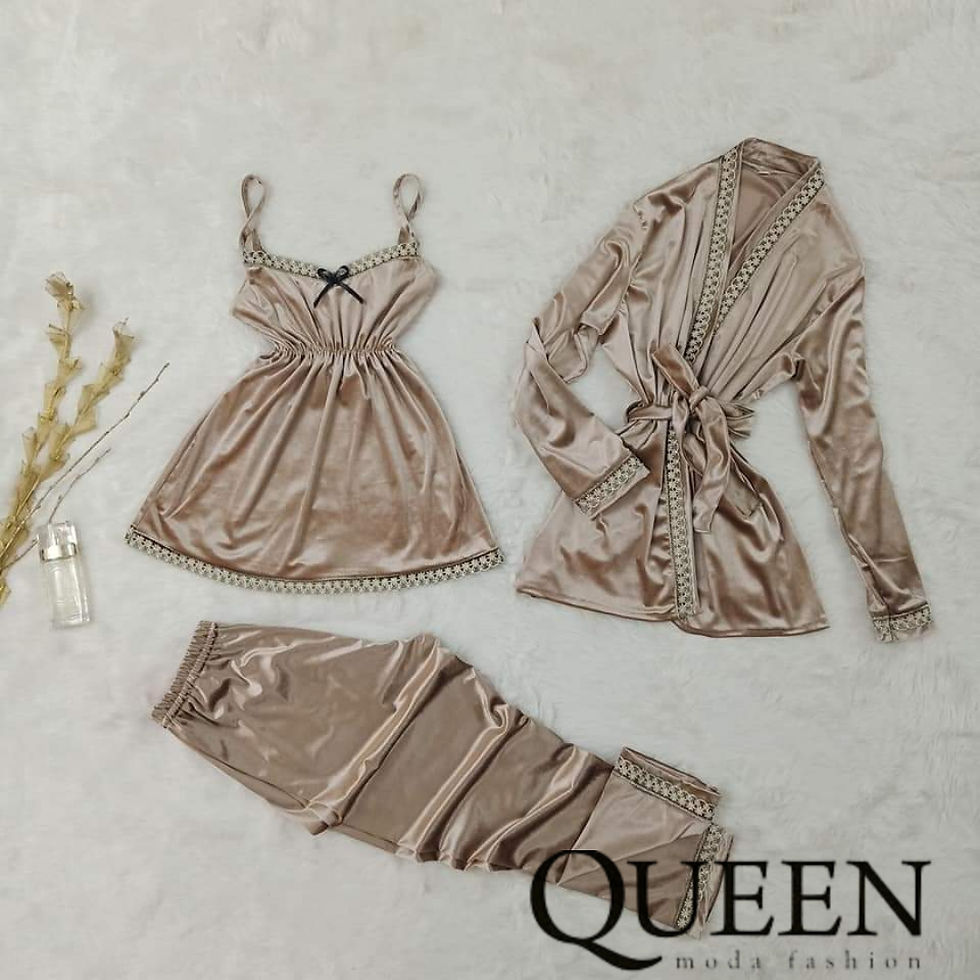Miniature : Pyjama en velour royale très bonne qualité 😍