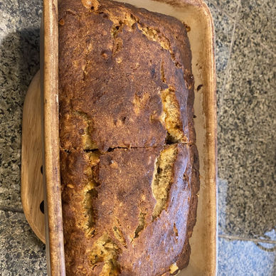 Butterscotch Walnut Banana Bread