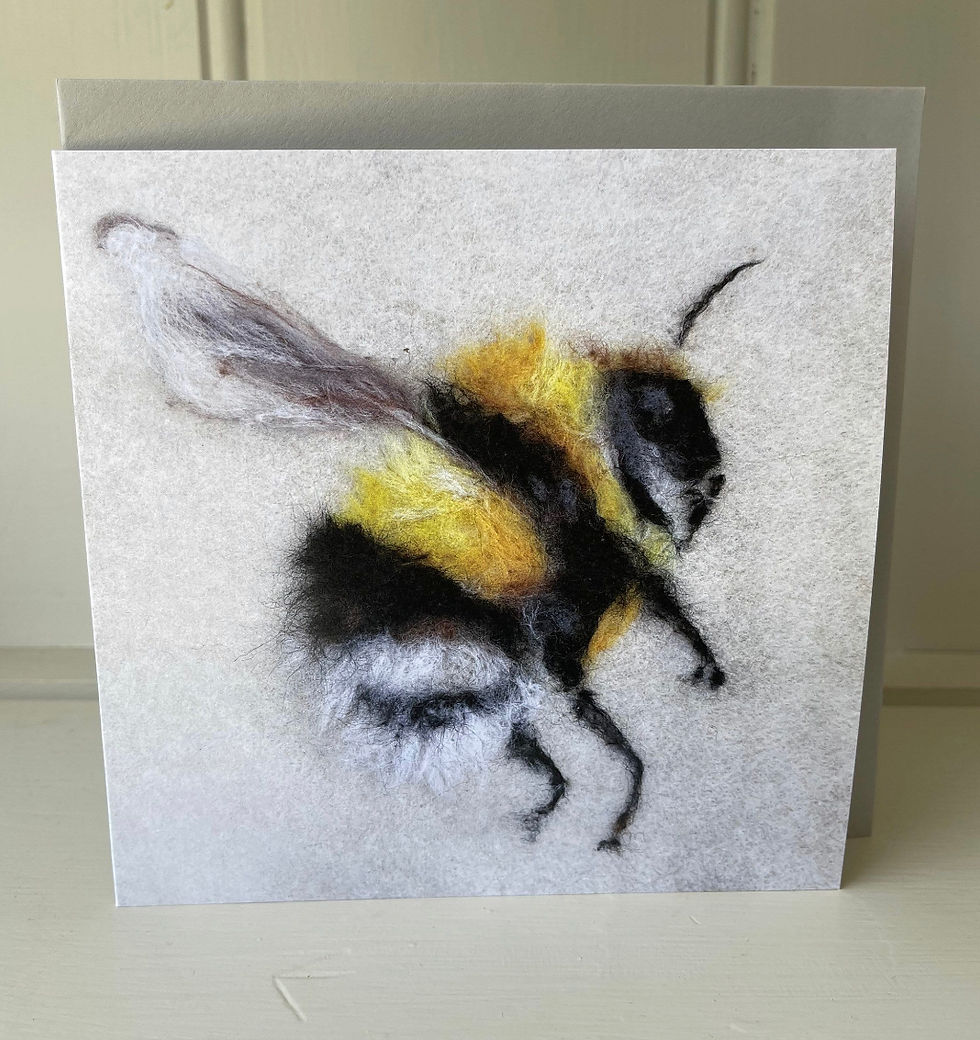 Thumbnail: Art Card Bee Happy