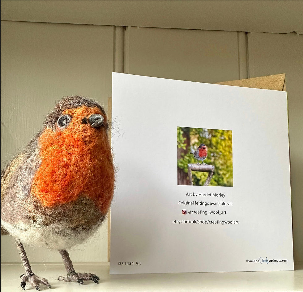 Thumbnail: Art Card Robin Red Breast