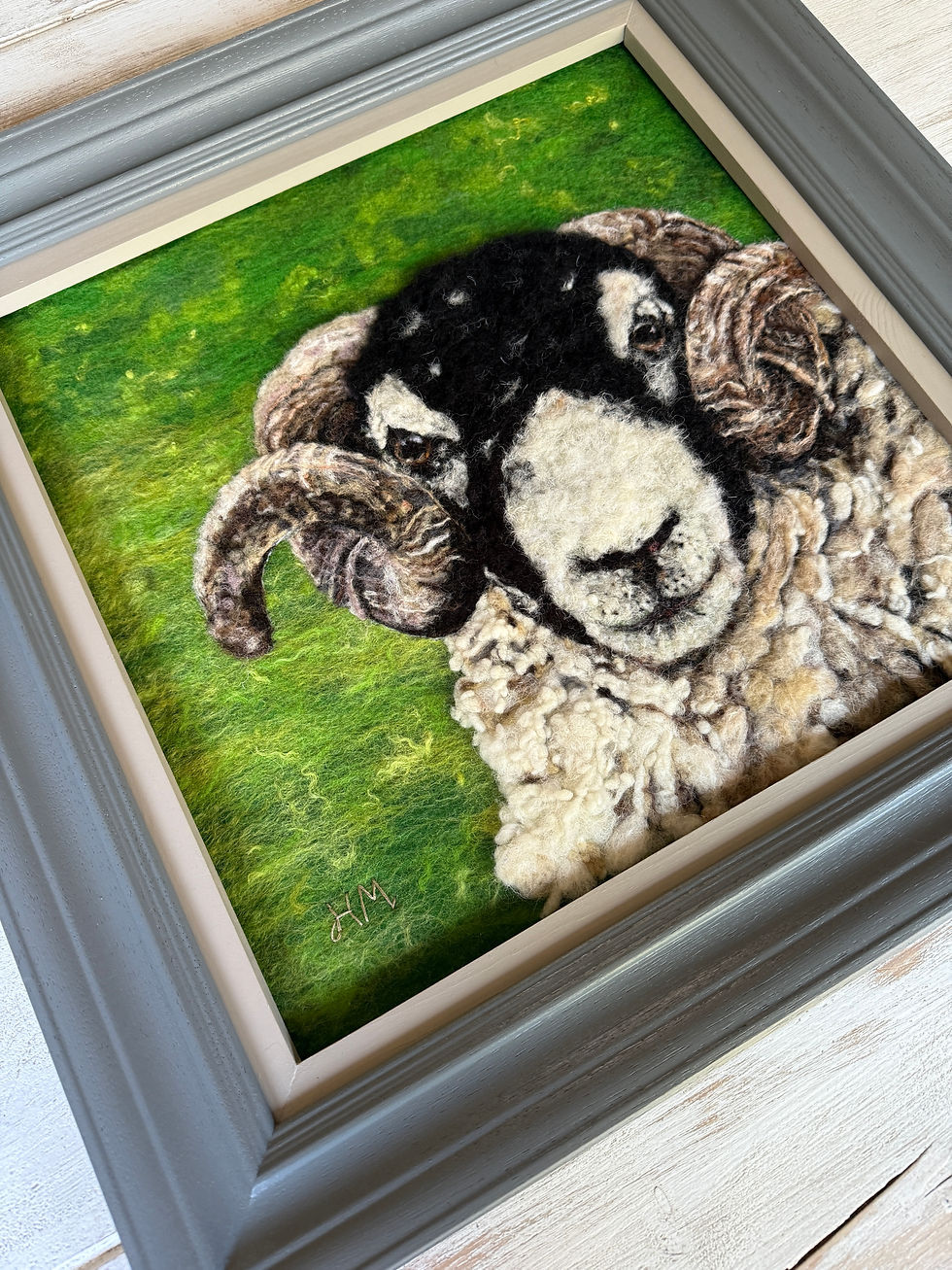 Thumbnail: Swaledale Ram Original Felting