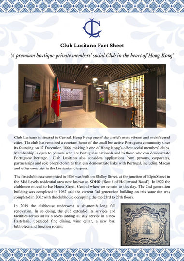 Club Lusitano Fact Sheet
