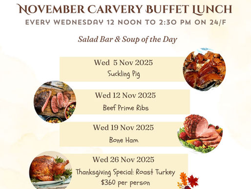 November 2025 Carvery Buffet