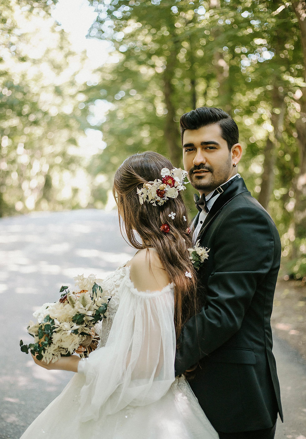 Şile romantik düğün fotoğrafları