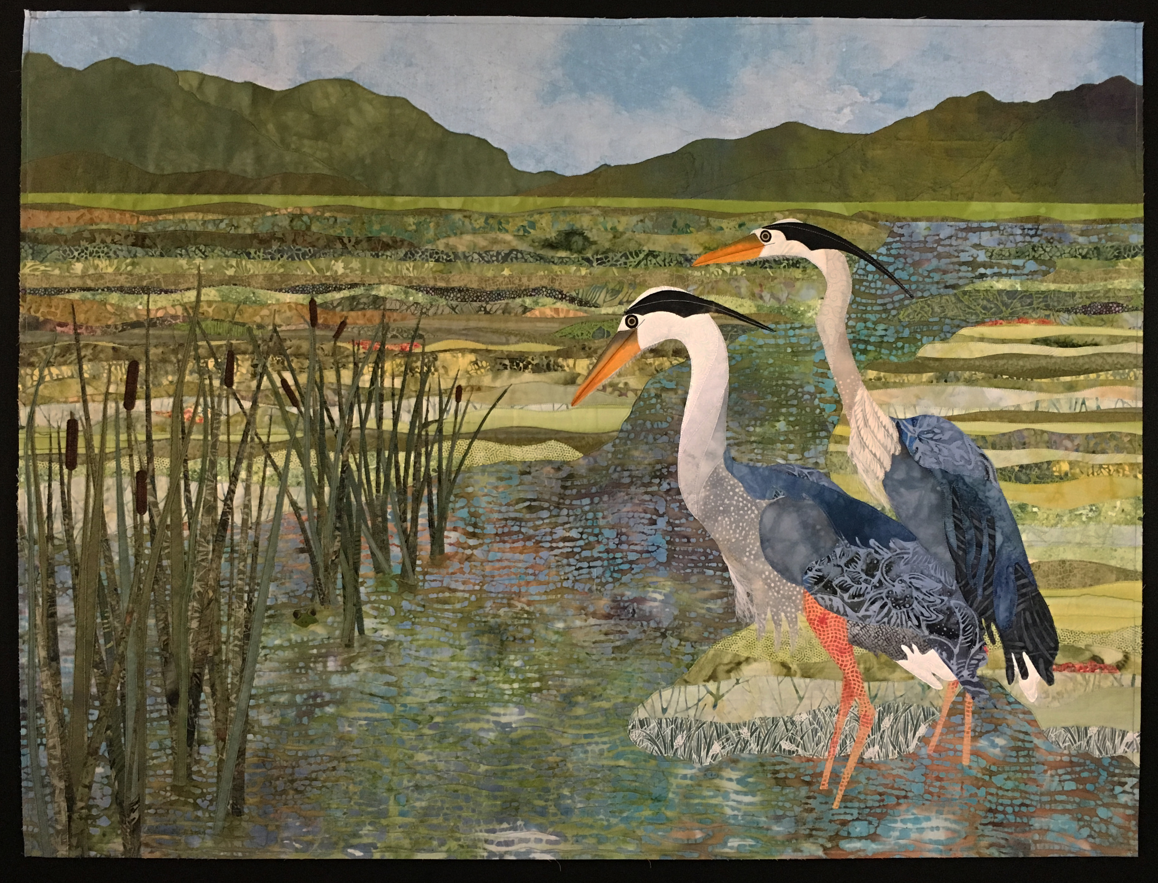 Two Blue Herons
