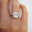 Thumbnail: Square Cushion Crystal Ring