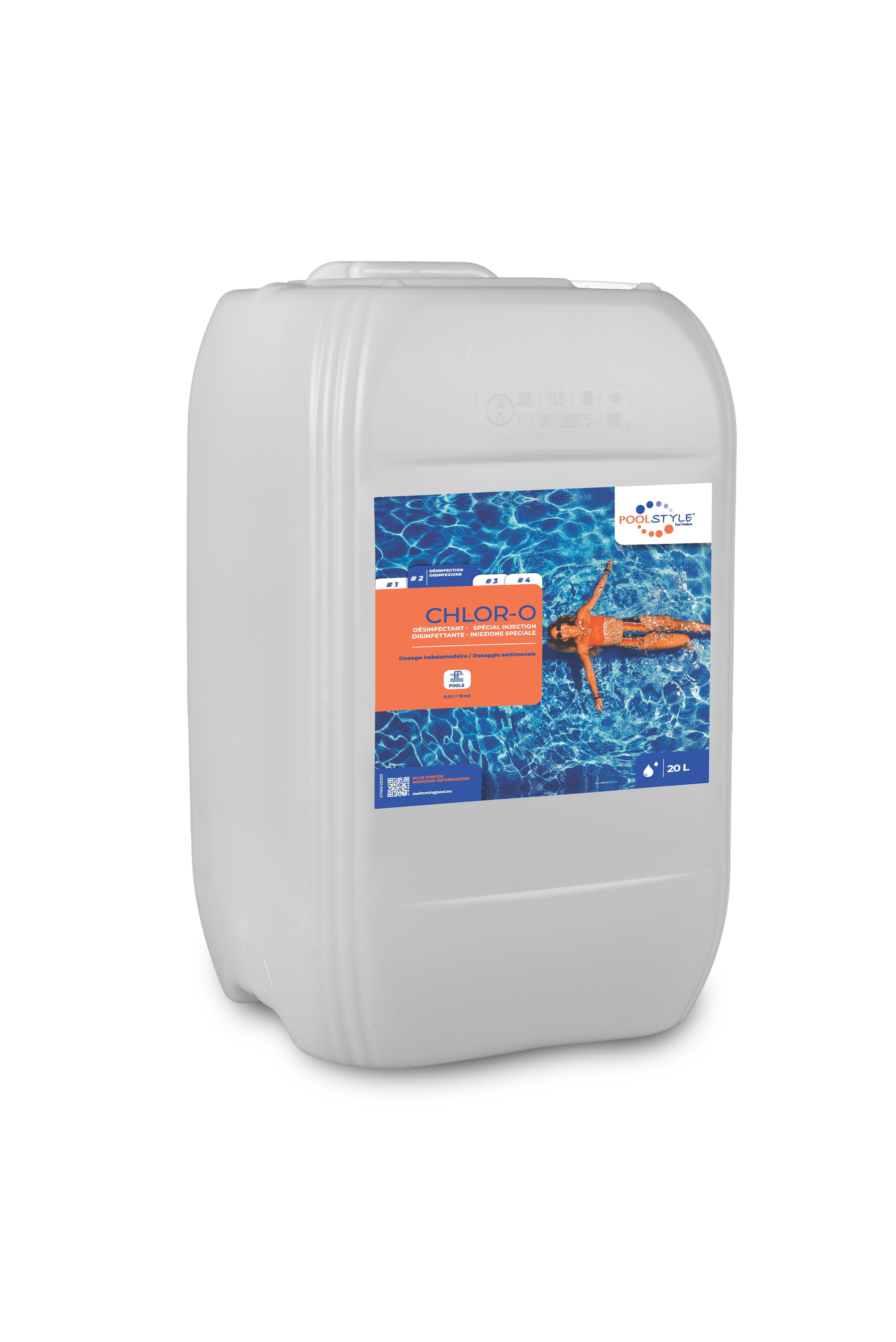 Chlore liquide 12,5% 20l