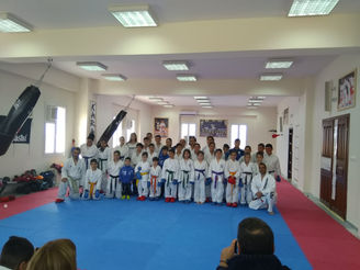 Με απόλυτη επιτυχία ολοκληρώθηκε το σεμινάριο αγωνιστικού καράτε στην Γερακαρού Θεσσαλονίκης