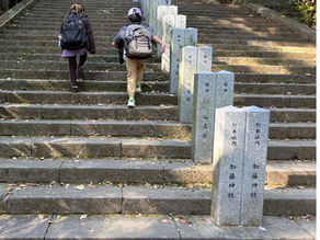 本妙寺階段登り⛰️