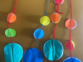 ガーランド制作✂️🟥🟦