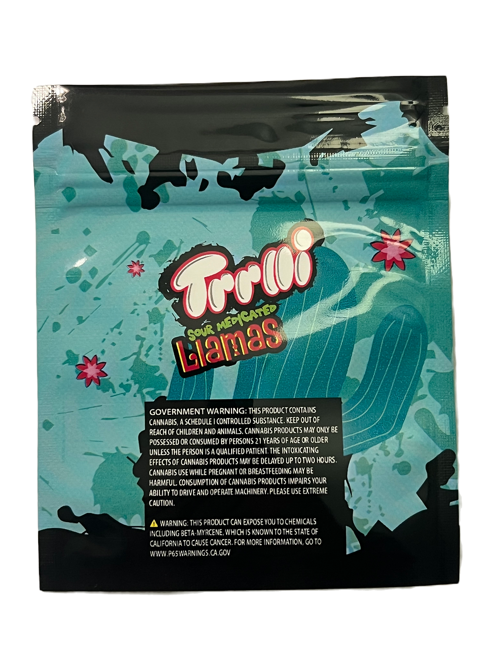 Thumbnail: Trrlli Empty Edible Gummy Mylar Bag Packaging 50 Pieces