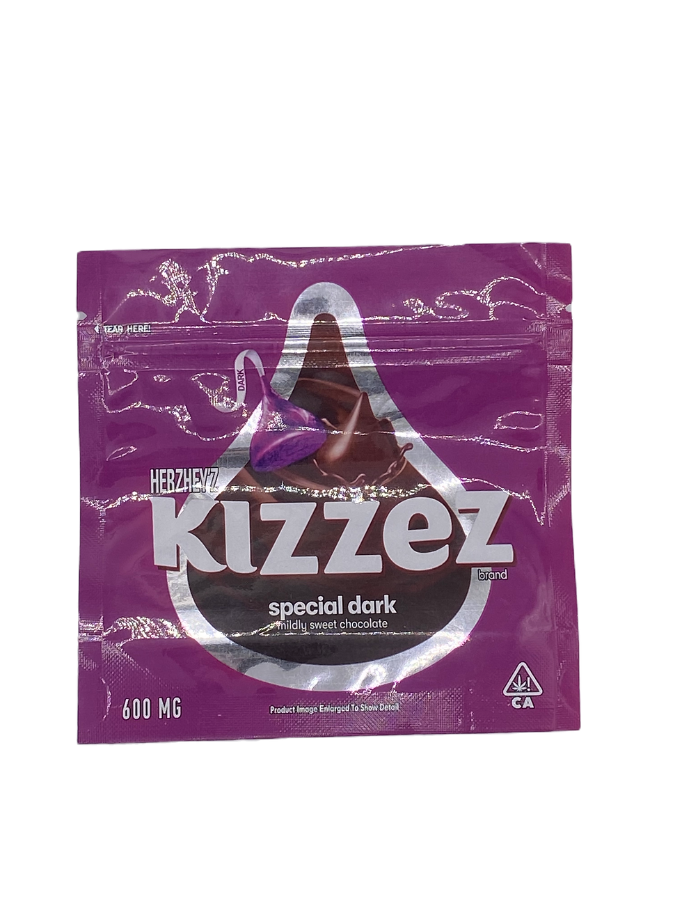 Thumbnail: Kizzez Chocolate Empty Mylar Bag Packaging
