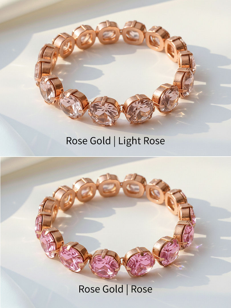 תמונה ממוזערת: צמיד טניס קריסטלים 12מ"מ ריבולי