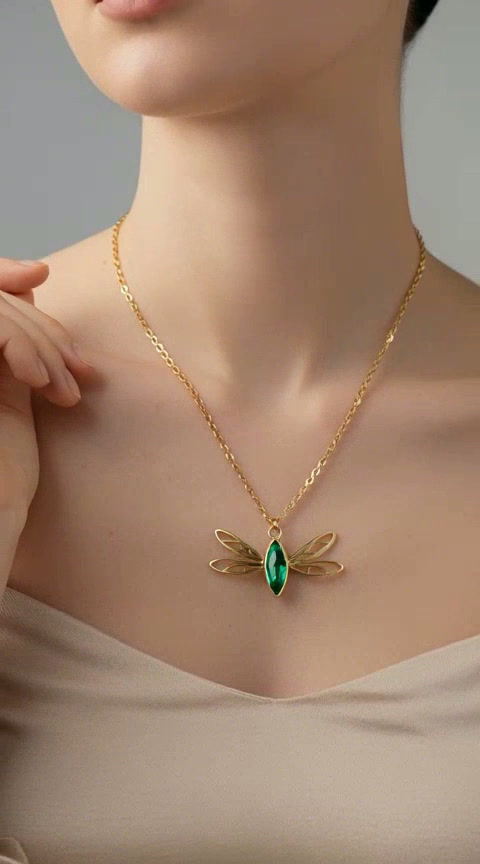 תמונה ממוזערת: שרשרת עם תליון קריסטל שפירית