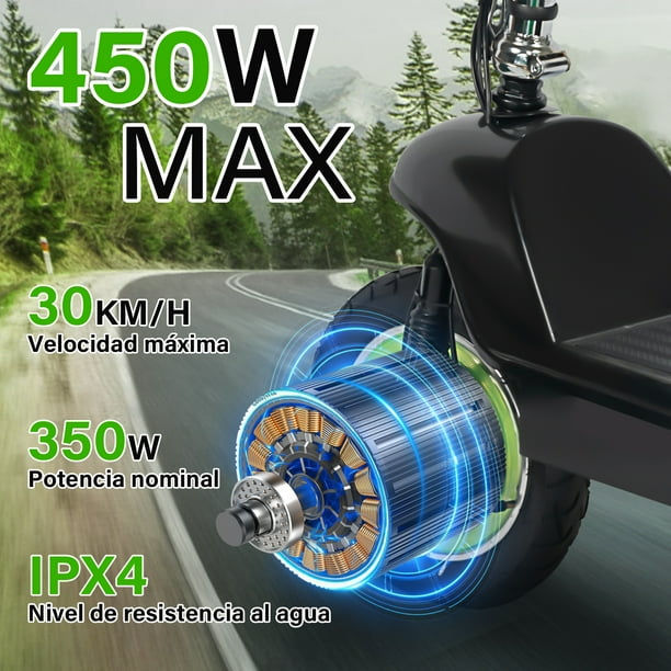 Miniatura: Scooter Eléctrico P/Adultos Honey Whale ST03 Negro