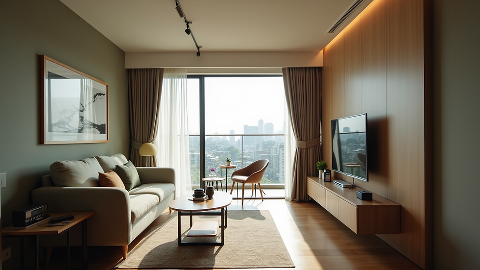 Close-up view of a Makati rental apartment interior