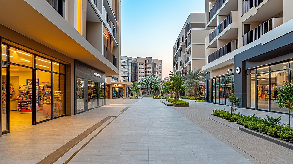 Commercial retail location near offices, residential condominiums, and shopping establishments