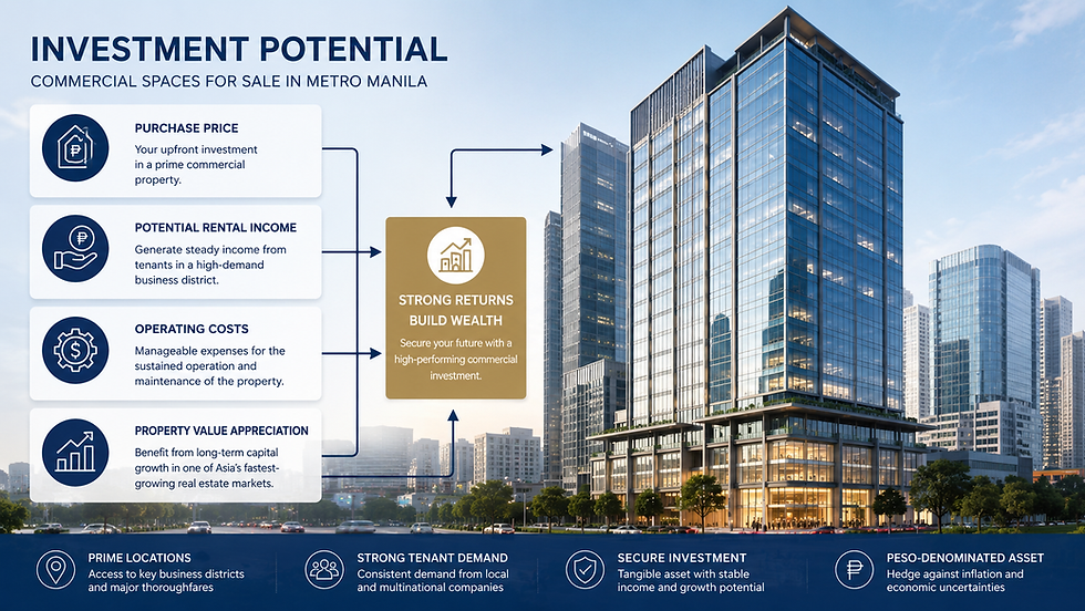 Commercial Spaces for Sale investment potential