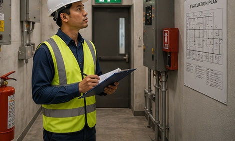 Commercial space inspection and permit verification in Manila