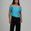 Miniatura: Blusa Seda Azul