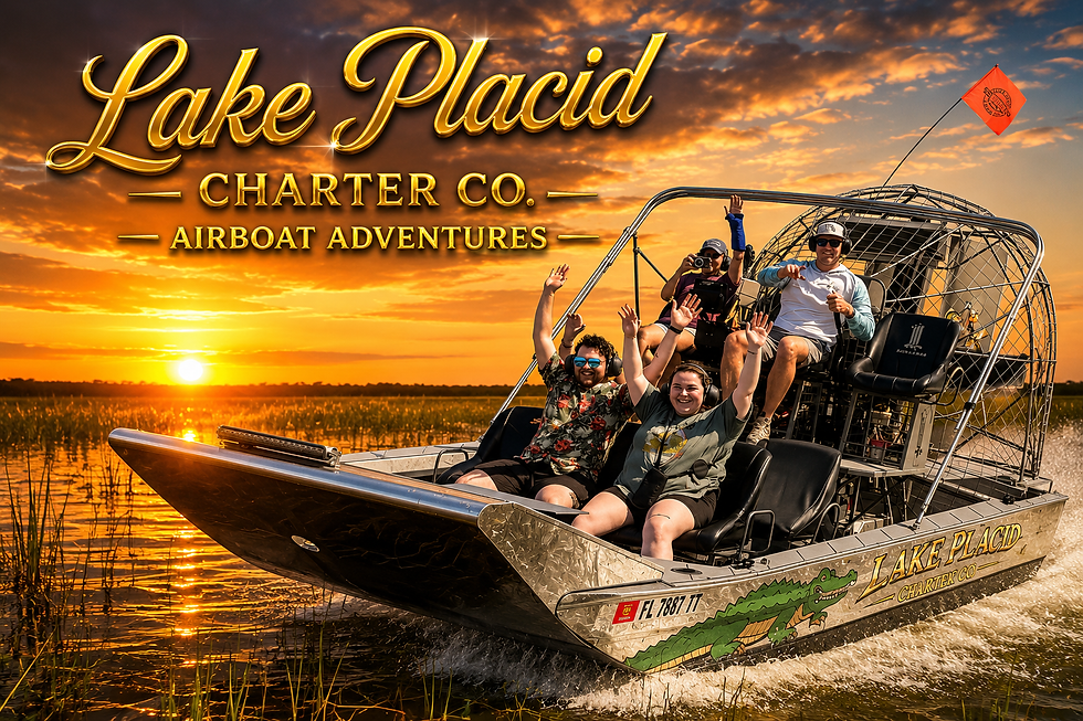 Airboat Sunset Tour with Lake Placid Charter Co.