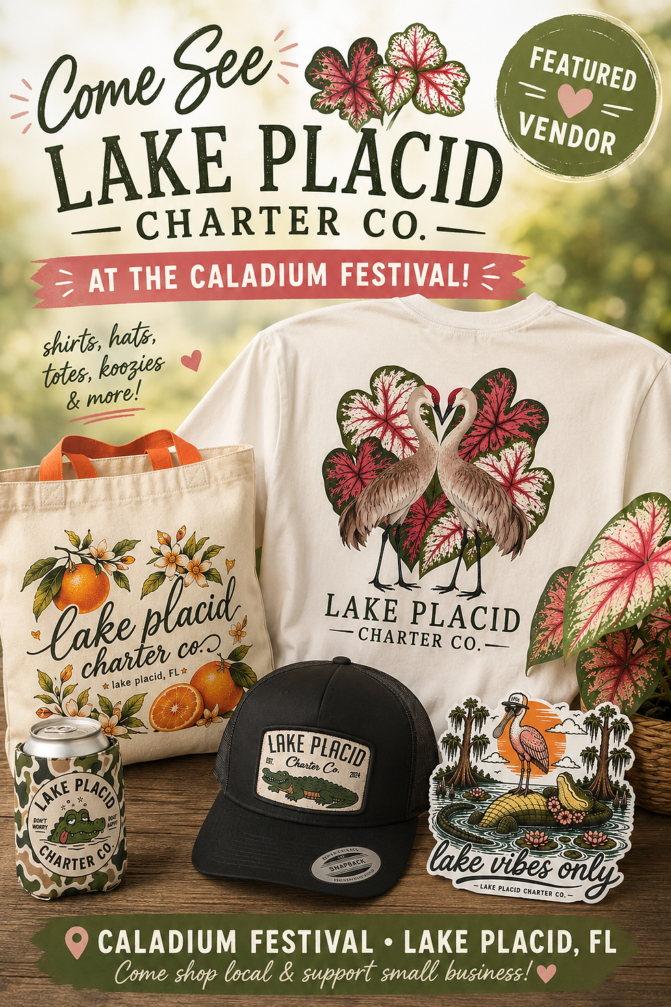 Lake Placid Charter Co. Merchandise