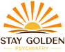Stay Golden Psychiatry, P.C. logo – Arizona psychiatric mental health nurse practitioner telehealth practice.