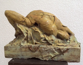 Impulsos. Bronze sculpture by Olivia Guzman
