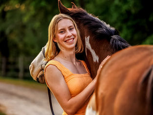 Maya's Senior Horse and Rider Photoshoot Near Athens, GA