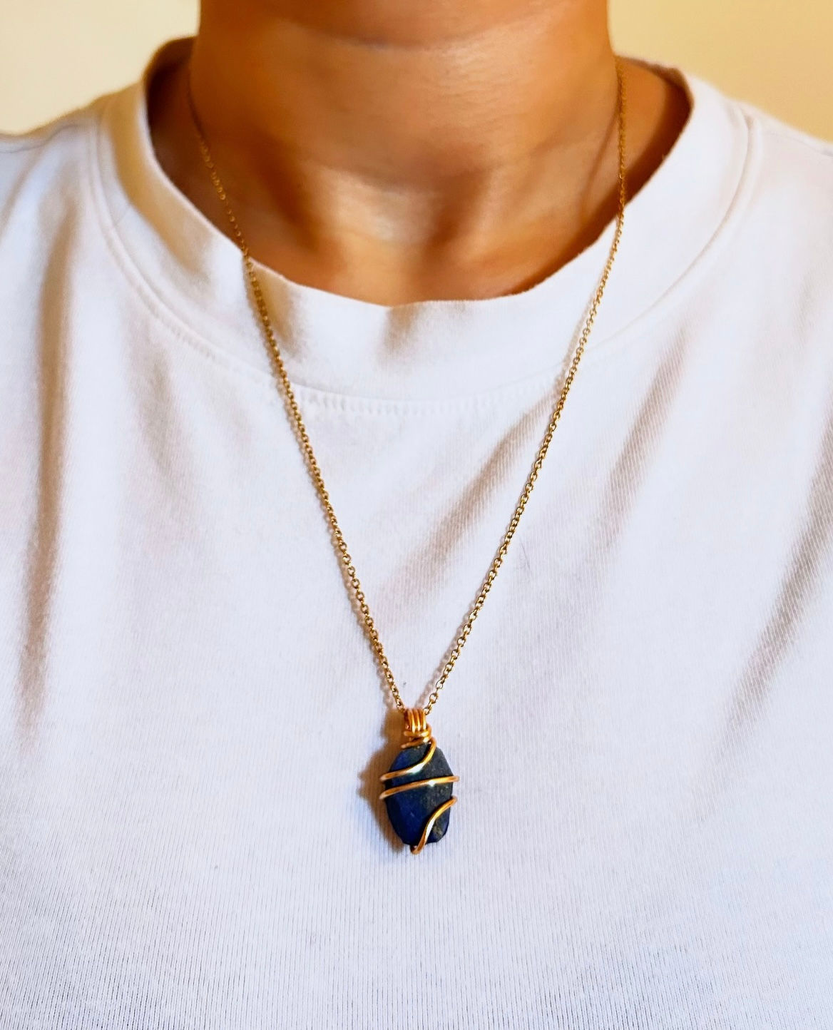 Raw Lapis Lazuli Pendants