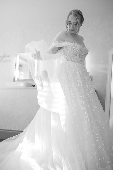 wedding bridal portrait by surrey wedding photographer