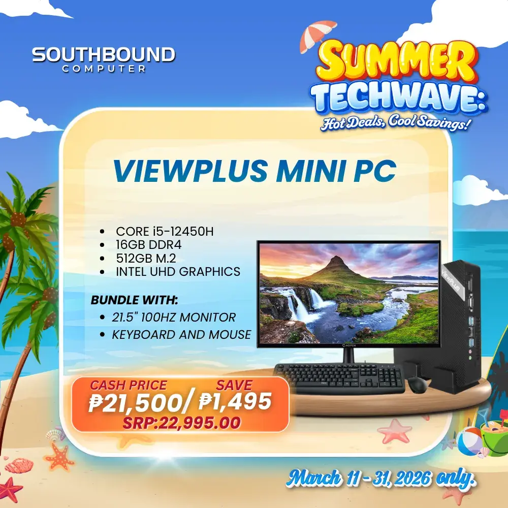 ViewPlus i5-12450H Mini PC Bundle