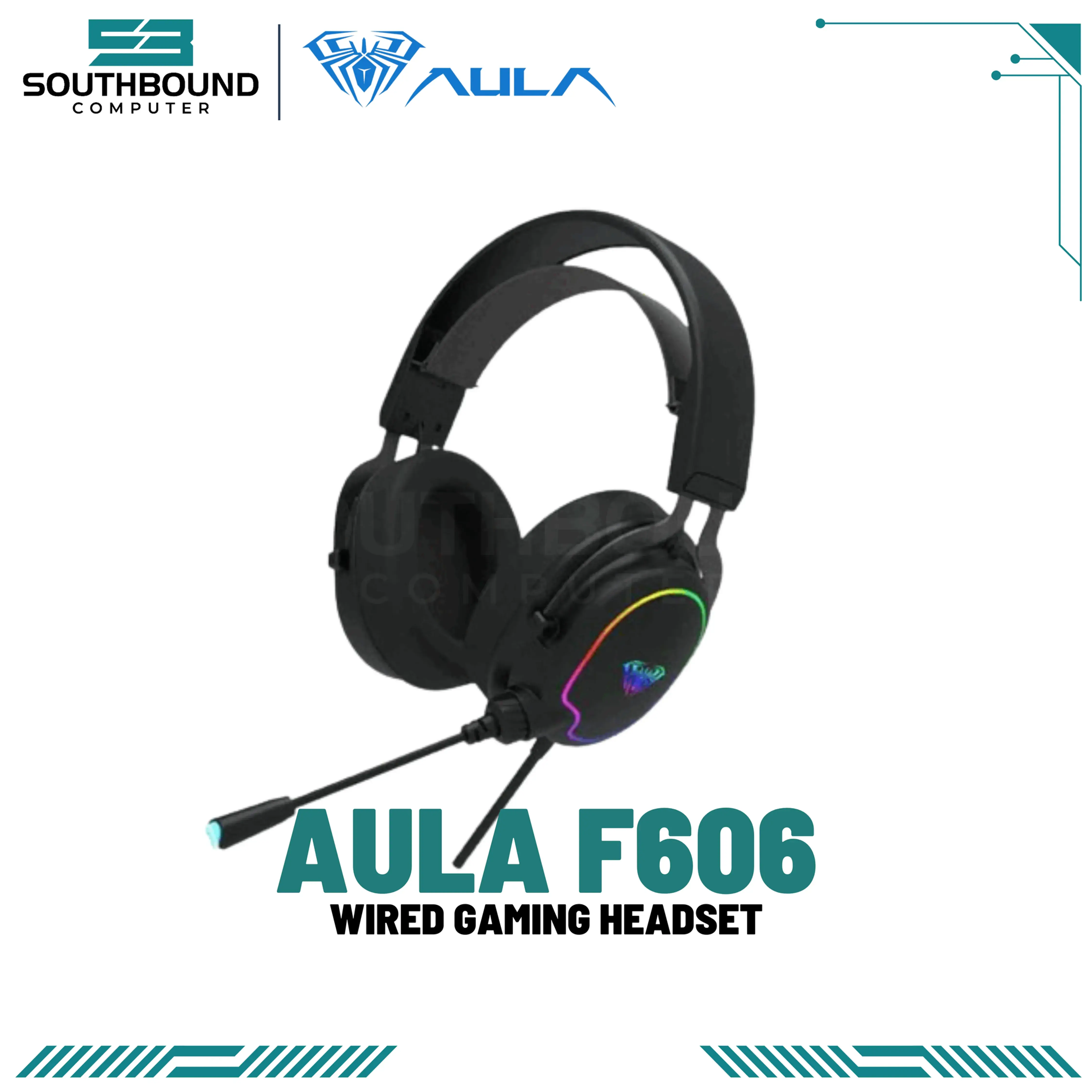 AULA F606 Wired Gaming Headset