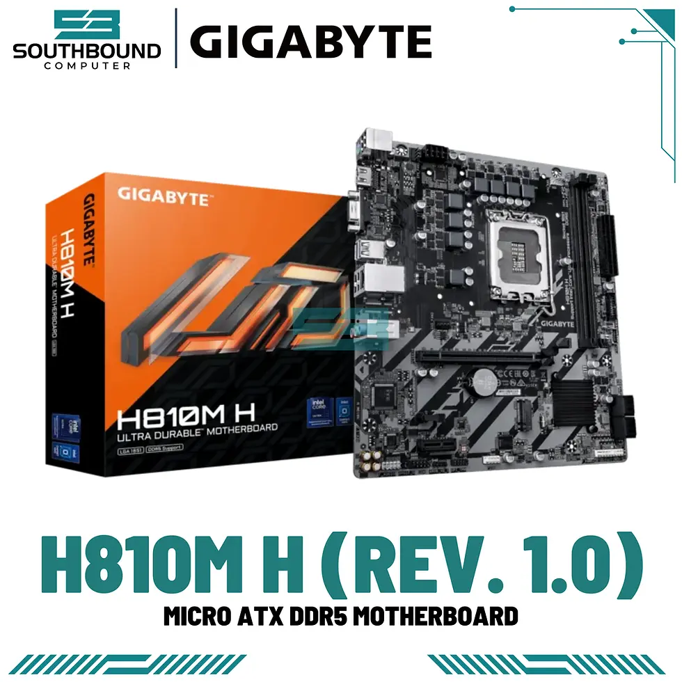 Thumbnail: GIGABYTE H810M H DDR5 LGA1851 Micro-ATX Motherboard