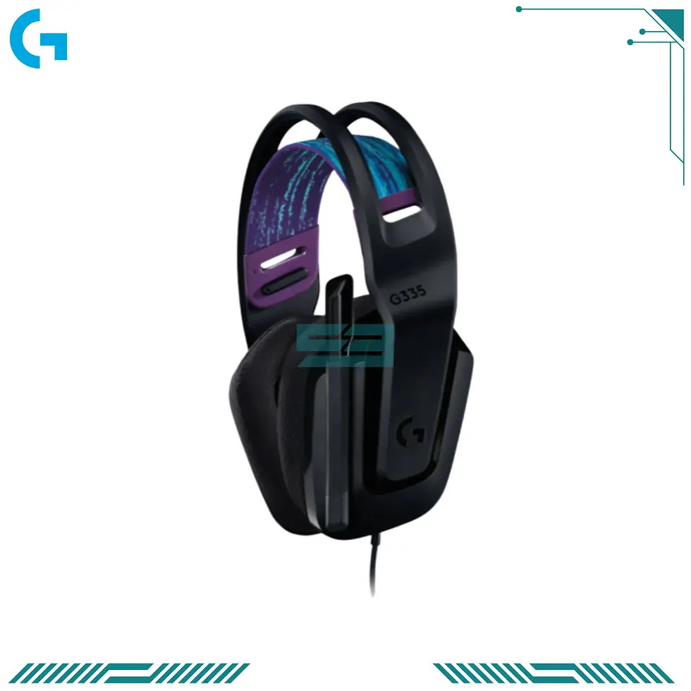 Thumbnail: Logitech G335 Wired Gaming Headset – Mint/Black