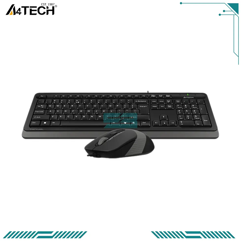 Thumbnail: A4Tech Fstyler F1010 Wired USB Keyboard & Mouse Combo
