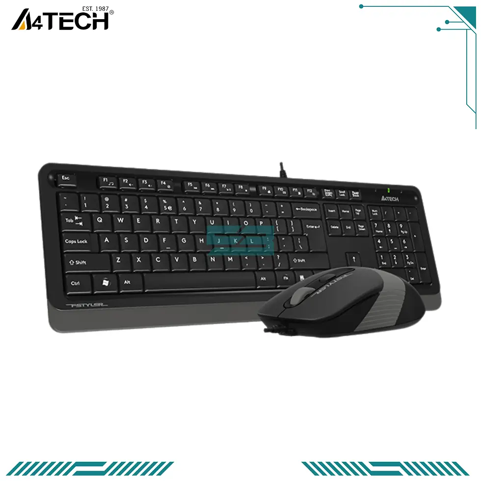 Thumbnail: A4Tech Fstyler F1010 Wired USB Keyboard & Mouse Combo