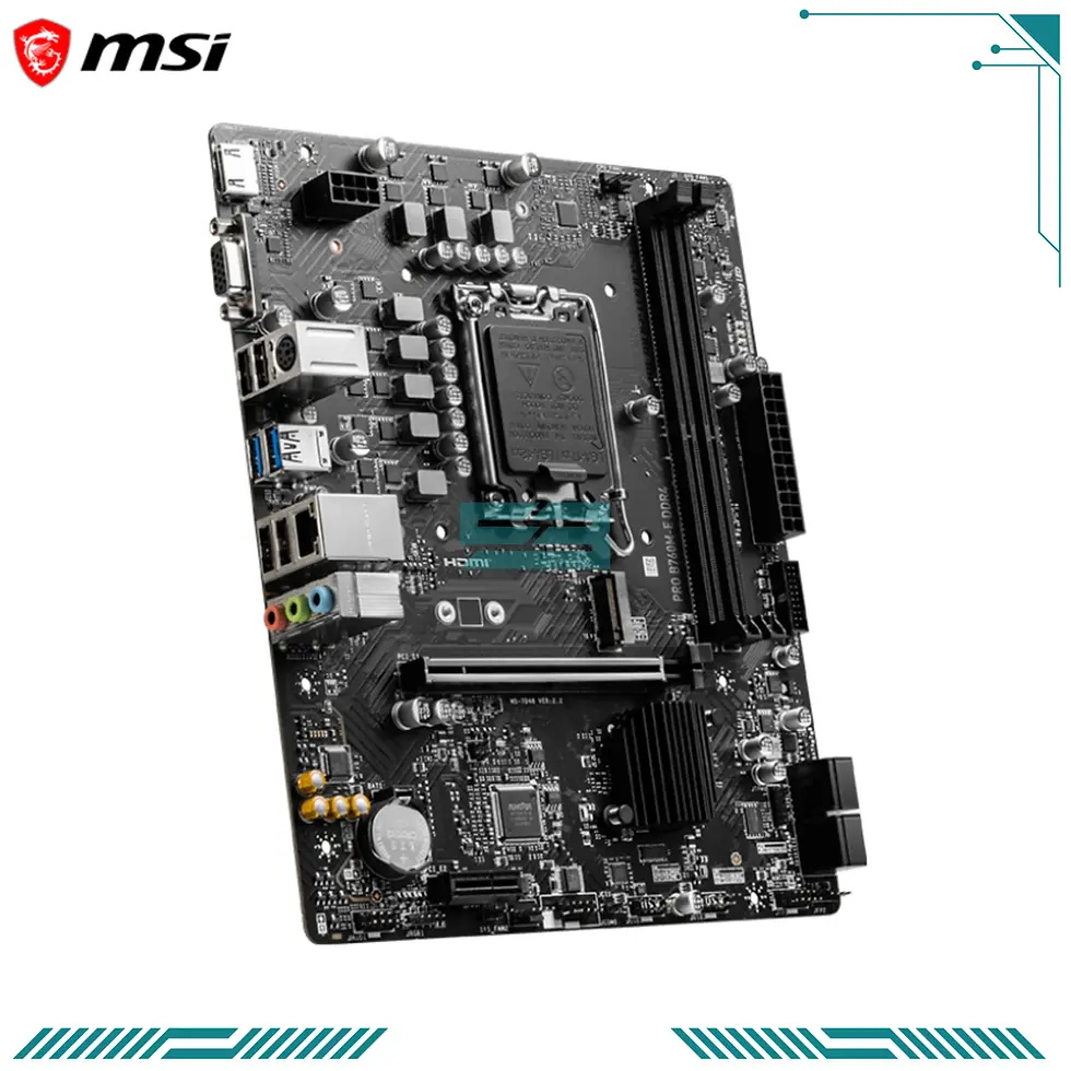 Thumbnail: MSI PRO B760M-E DDR4 LGA1700 Micro-ATX Motherboard