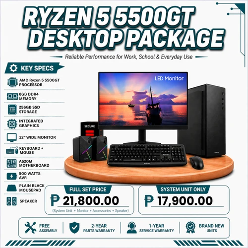 AMD Ryzen 5 5500GT Desktop Package for Work & School | Southbound
