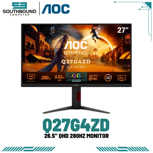 AOC Q27G4ZD 27 QD-OLED QHD Gaming Monitor | Southbound Computer