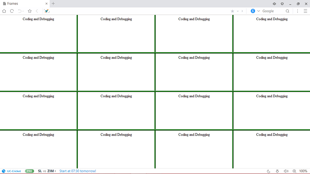 FRAMES IN HTML ( How to create frames ? )