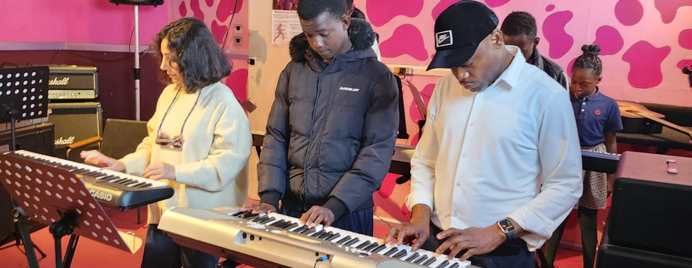 AIG Sound Project Piano/Keyboard Session participants