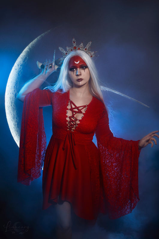 Fantasy Fotoshooting Mondgöttin