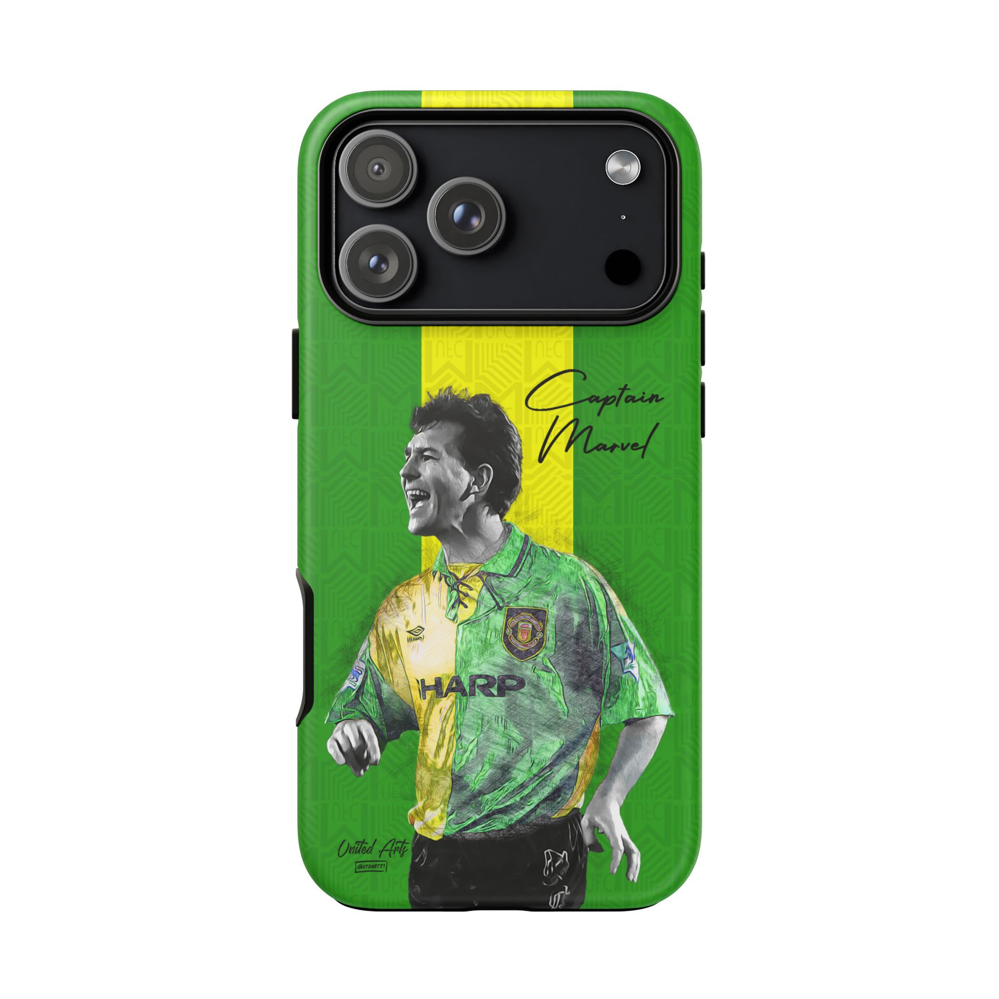Green & Gold Captain Marvel Tough Cases