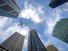 Modern city skyline symbolizing scalable business growth for entrepreneurs