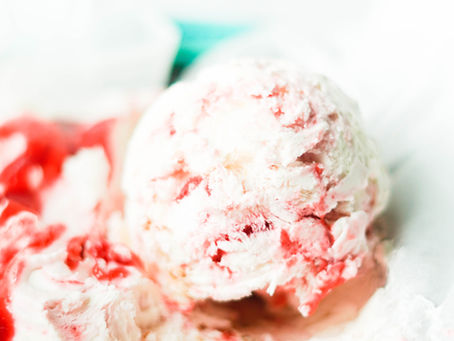 Vegan Raspberry Ice Cream