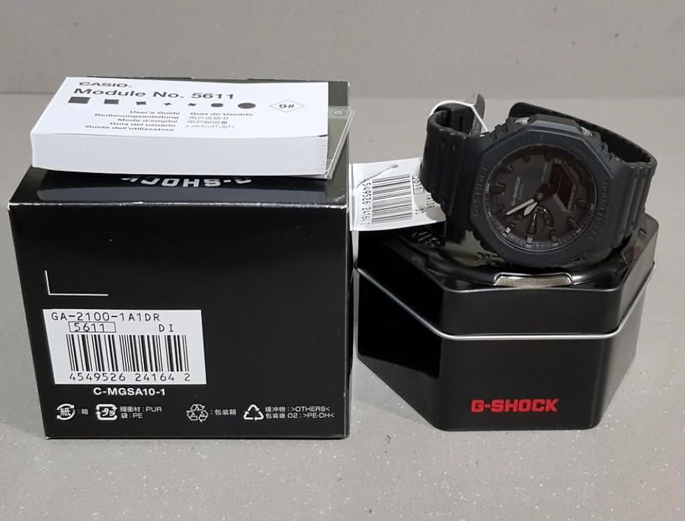 Miniatura: CASIO G-Shock All Black Carbon Core GA-2100-1A1