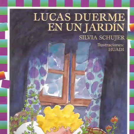 Lucas duerme en un jardÃn