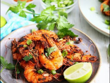 Butter Garlic Prawns
